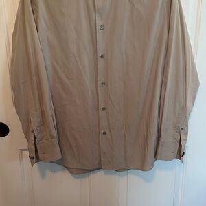 Large Express button up long sleeve shirt